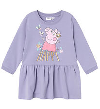Name It Sweat Dress - NmfFydiri Peppa Pig - Heirloom Lilac