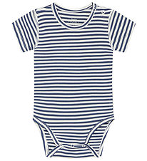 Hust and Claire Bodysuit s/s - Bow - Bamboo - Blue Moon
