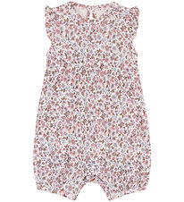 Hust and Claire Summer Romper - Clam - Bamboo - Rose Morn