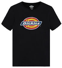 Dickies Stuttermabolur - Ungmenni Lógó - Svart