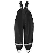 Didriksons Regnbuxur M. axlaböndum - PU - Splashman - Svart