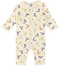 Petit Bateau Jumpsuit - Beige w. Bicycles