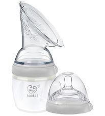Haakaa Breast Pump w. Bottle teat - 160 mL - Grey