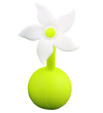 Bouchon de fleur Haakaa pour tire-lait - Blanc/Vert