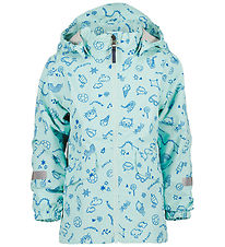 Didriksons Lightweight Jacket - Norma - Doodle Pale Mint