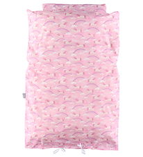Nørgaard Madsens Bedding - Baby - Pink w. Unicorns/Rainbow