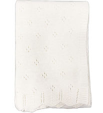 Nrgaard Madsens Blanket - 75x100 cm - Wool/Polyamide - White
