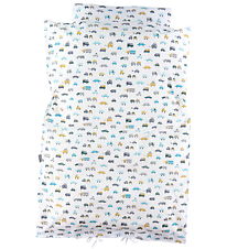 Nørgaard Madsens Bedding - Baby - White w. Cars