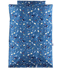 Nørgaard Madsens Bedding - Baby - Navy w. Sea animals