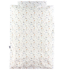 Nørgaard Madsens Bedding - Baby - White w. Little Panda/Leaves