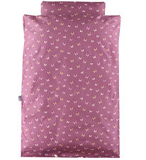 Nørgaard Madsens Bedding - Baby - Mauve w. Butterflies
