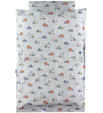 Nørgaard Madsens Bedding - Baby - Grey w. Machines