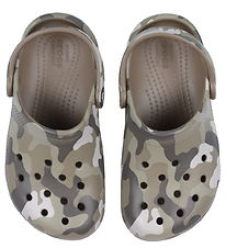 Crocs Sandales - Classic+ Camo Sabot K - Champignon/Multi