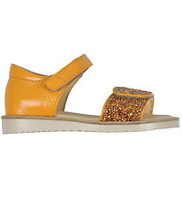 Angulus Sandals - Mandarin/Mandarin Glitter