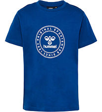 Hummel T-Shirt - hmlTres Circle - Domaine Blue