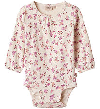 Wheat Bodysuit l/s - Elmine - Shell Flowers