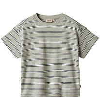 Wheat T-Shirt - Tommy - Sea Mist Stripe