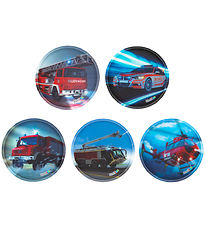 Ergobag Velcro tags - 5 pcs - Fire Brigade