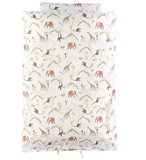 Nørgaard Madsens Bedding - Baby - White w. Safari Animal