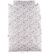 Nørgaard Madsens Bedding - Baby - White w. Flowers