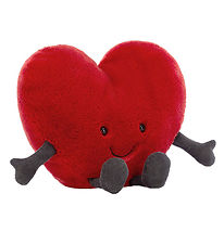 Jellycat Peluche - Large - 19 cm - Rouge Amusable Heart