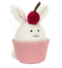 Jellycat Soft Toy - 14x10 cm - Dainty Dessert Bunny CupCake