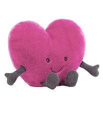 Jellycat Knuffel - Large - 17x19 cm - Vermakelijk Roze Heart