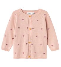 Name It Gilet - Tricot - NbfBeheart - Spia Rose
