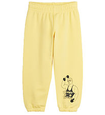 Mini Rodini Joggingbroek - Gewichtheffen - Geel