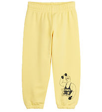 Mini Rodini Sweatpants - Weight Lifting - Yellow