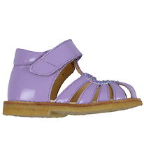 Angulus Sandals Heart sandal - Lilac/Confetti Glitter