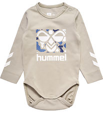 Hummel Bodysuit l/s - HmlLau - Silver Lining