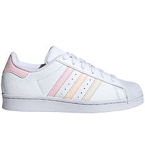 adidas Originals Shoe - Superstar J - White/Pink