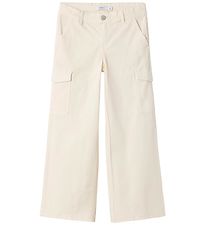 Name It Byxor - NkfRose Wide Twill - Turtleduve