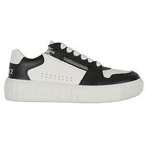 Versace Shoe - La Greca - White w. Black