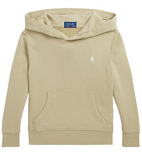 Polo Ralph Lauren Kapuzenpullover - Classic+ - Khaki m. Weiß