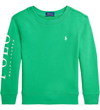 Polo Ralph Lauren Sweatshirt - Helmstok Green m. Wit