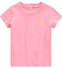 Polo Ralph Lauren Stuttermabolur - Florida Bleikt