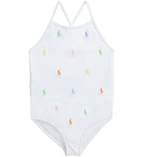 Polo Ralph Lauren Swimsuit - White w. Logos