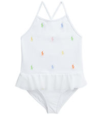 Polo Ralph Lauren Swimsuit - White w. Logos