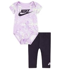 Nike Set - Leggings/Justaucorps m/c - Midnight Marine