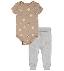 Nike Set - Trousers/Bodysuit s/s - Grey Heather