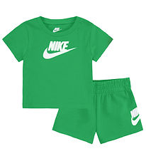 Nike Shortsset - T-shirt/Shorts - Steg Green