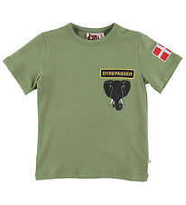 DYR T-shirt - Djursktare - Sage Elefant