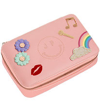 Jeune Premier Pencil Case w. Contents - Lady Gadget Pink