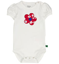 Freds World Bodysuit s/s - Gladly Puff - White