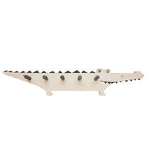 OYOY Porte-manteau - Bois - 60x7,5x12cm - Crocodile - Nature