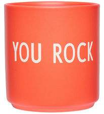 Design Letters Tasse - Favoris - Vous Rock - Orange
