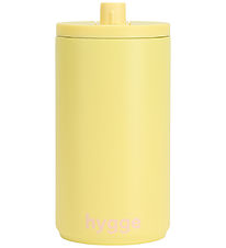 Design Letters Mug Thermos - Travel - Cosy - 350 ml - Jaune