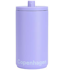Design Letters Mug Thermos - Travel - Copenhagen - 350 ml - Bleu